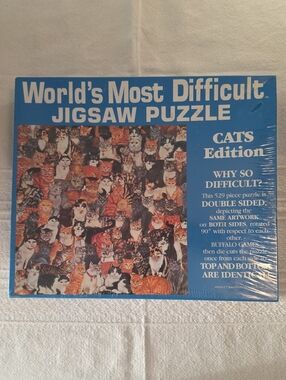 Buffalo David Bitton Cats Edition Jigsaw Puzzle - Blue